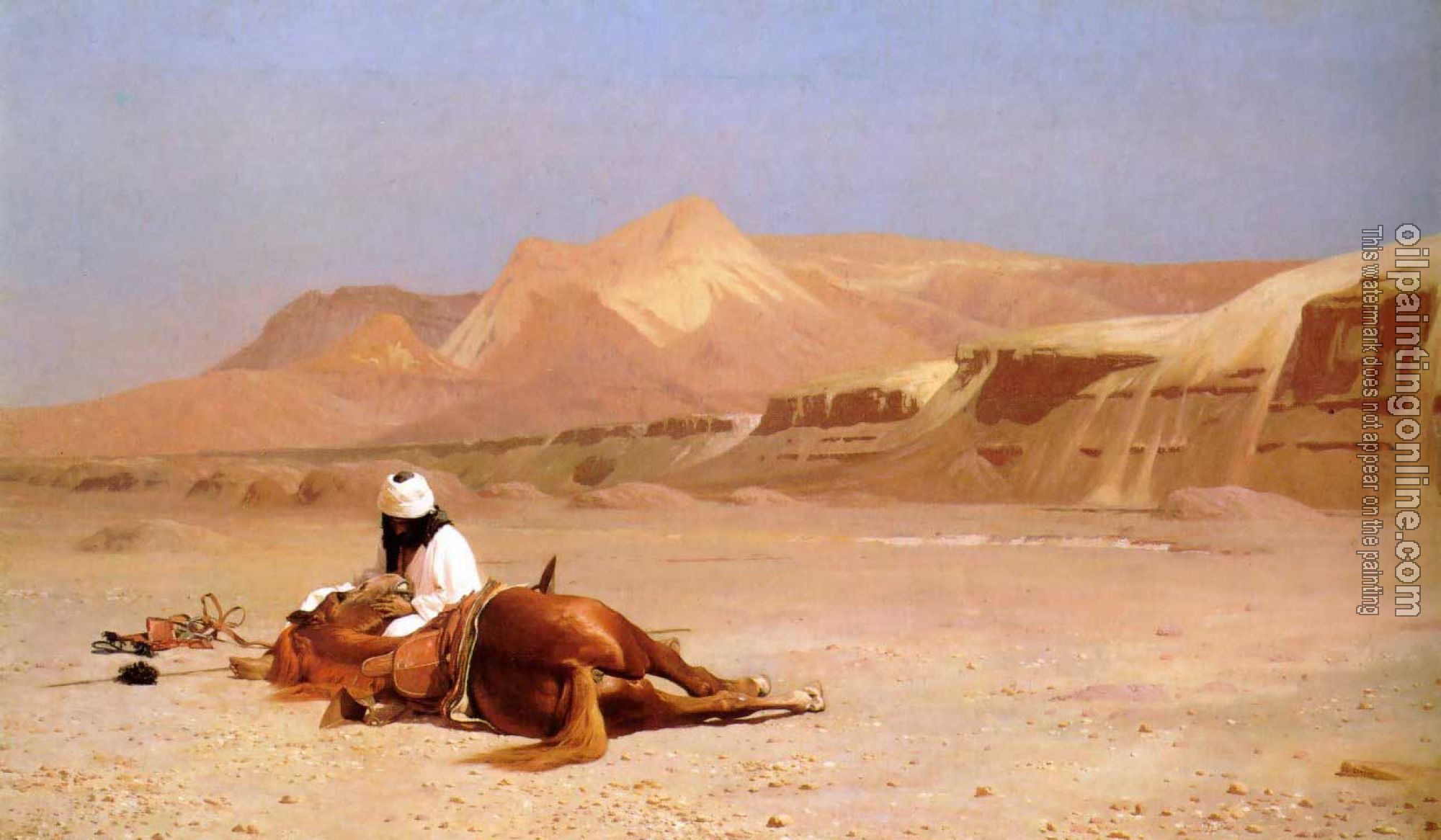 Gerome, Jean-Leon - arab oil painting